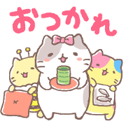 Animated Mitchiri-Neko Stickers