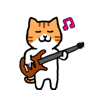 the world of the cat (animated sticker)