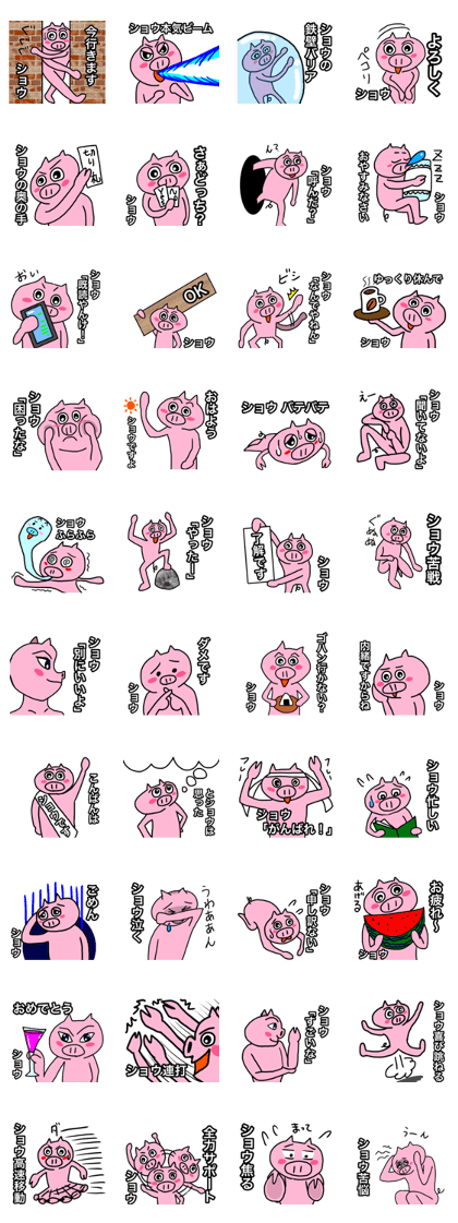 very cool pig of Sho