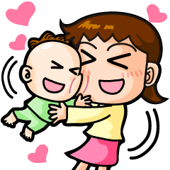 Lovely Mama & Baby's Daily Life