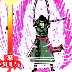 怒るゾロone Pieceスタンプ Line スタンプ Line Store