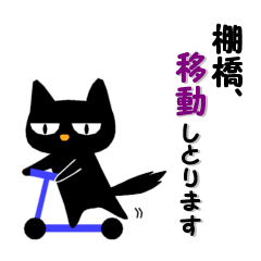 Black cat "Tanahashi"
