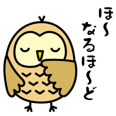 Happy owl "FUKUTAROU"