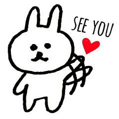 Loose and cute rabbits