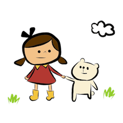 A Girl and Animals