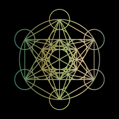 神聖幾何学（メタトロンキューブ01）