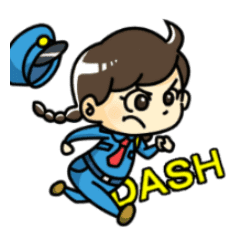 警備員のトモミちゃん Line スタンプ Line Store 警備員のトモミちゃん Line スタンプ Line Store