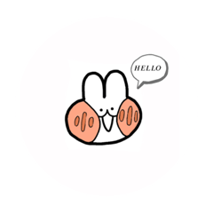 Little rabbit emoji