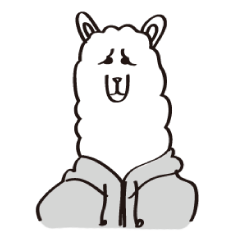 Alpaca Parker Sticker