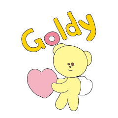 Angel bear "GOLDY"