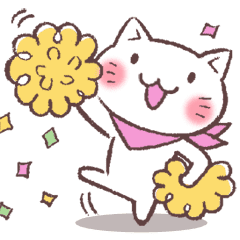 Cat To Cheer Fight Line Stickers Line Store