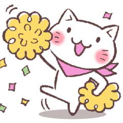 Cat To Cheer Fight Line Stickers Line Store Cat To Cheer Fight Line Stickers Line Store