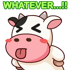 Momo Cow : Animate Sticker