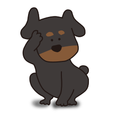 Big dog Rottweiler Sticker
