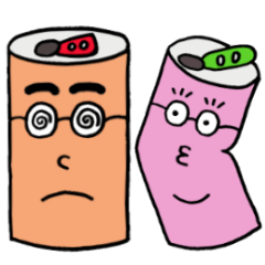ガリ勉缶と空き缶ちゃん Line スタンプ Line Store