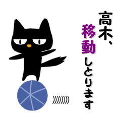 Black cat "Takagi"