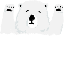 Polar bear Theo expression