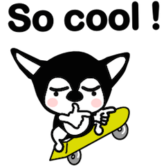 Animated Sticker Kawaii dog,Dub English!