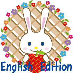 Greeting from Pichi Rabbit BIG English