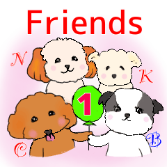 Happy friends  of Toypoodles and Shihtzu