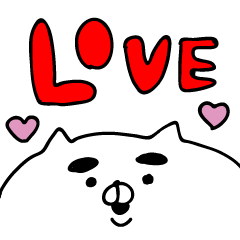 lovery white cats and bear
