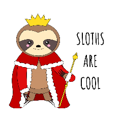 Sloths are cool