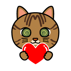 Brown tabby cat AI-SAN