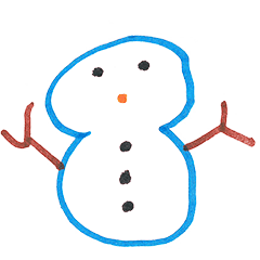 8 of the snowman