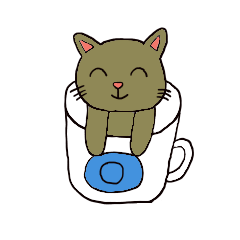 Cup shape cat