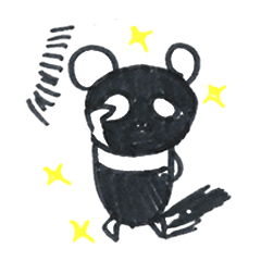 yurukawa-panda-Sticker