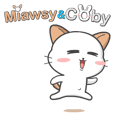 Miawsy & Coby: Animated Sticker