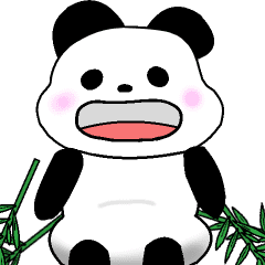 Move! Panda Sticker that can be used