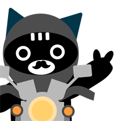 NyaeehStamp motorcycle cats