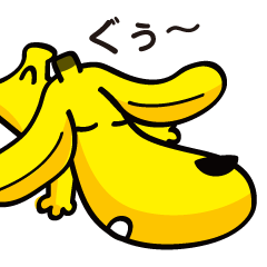 Banana like a dog