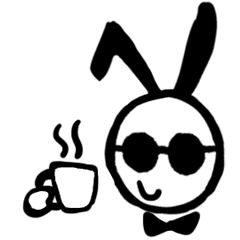 sunglass rabbit Mr.Sun (animation no.1)