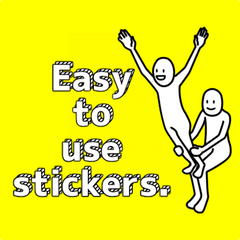 Easy to use stickers.