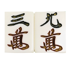 Photograph of the mahjong tile