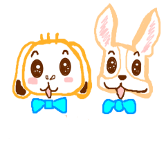 Rabbit and French Bull-Dog