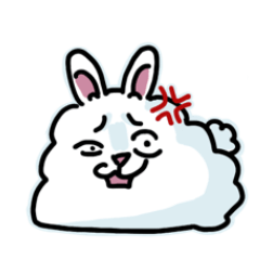 Inviting Angora rabbit