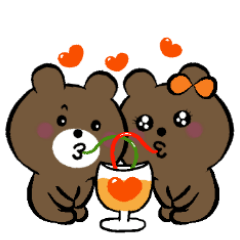 Doodle Bear - sweet love