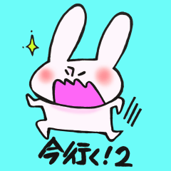 A rabbit goes now!2