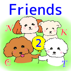 Polite friends of Toypoodles and Shihtzu