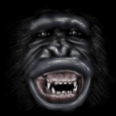 Gorilla of the darkness