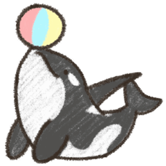 gentle Killer Whale and whimsy Penguin6