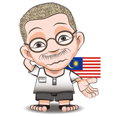 Pakcik Wu Yongpo mengajar Bahasa Melayu