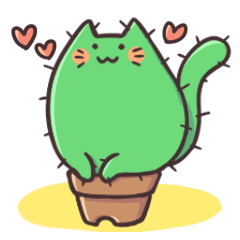 A cat shaped cactus