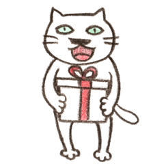 Everyday sticker of a cat