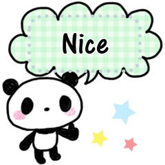 Cute Panda(message)EN