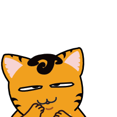 Funny Tiger Sticker : Daily Expression3