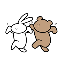 Rabbit, bear and animals